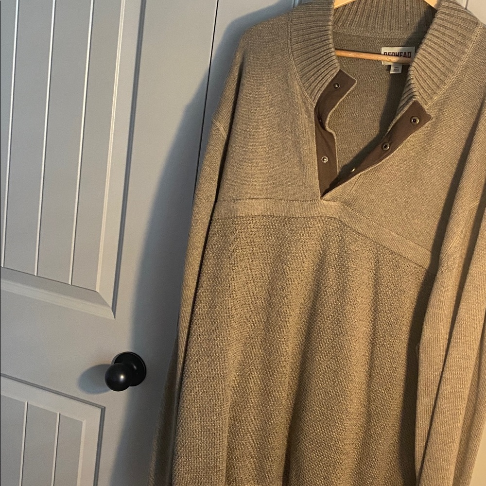 Redhead Brown Sweater with Dark Brown Details